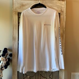 Vineyard Vines long sleeve tee.  Breast cancer awareness edition.